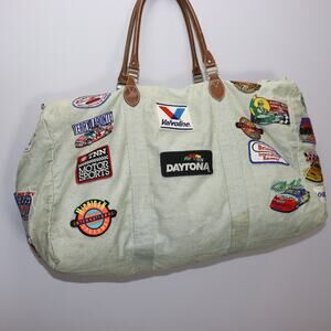 Vintage GAP Denim Duffle Bag w/ NASCAR‎ Racing Patches – One of a Kind